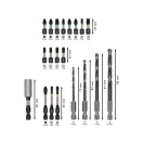 BOSCH PRO Set de vârfuri impact și burghie spirale 20 de piese 1/4" Hex
