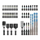 BOSCH PRO Set de vârfuri de impact și burghie universale, 40 de piese, 1/4" Hex
