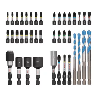   BOSCH PRO Set de vârfuri de impact și burghie universale, 40 de piese, 1/4" Hex