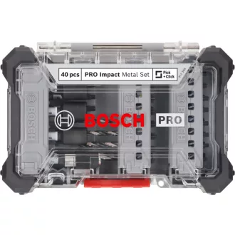   BOSCH PRO Set vârfuri de bit și burghie elicoidale 40 buc. 1/4" Hex