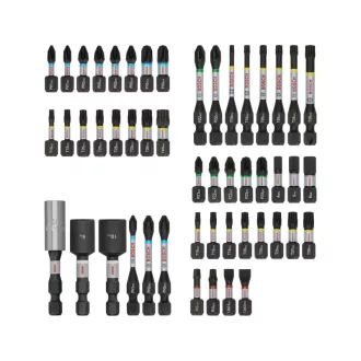 BOSCH PRO Set de varfuri de impact 50 de piese 1/4" Hex