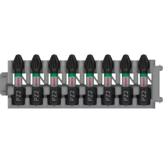 BOSCH PRO Vârf de bit PZ2 x 8buc / 25 mm Pick & Click