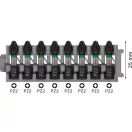 BOSCH PRO Vârf de bit PZ2 x 8buc / 25 mm Pick & Click