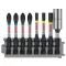 BOSCH PRO Set de vârfuri pentru șurubelniță 8 buc. 50 mm + suport (PH2 x 2, PZ2 x 2, T20, T25, T30) Pick & Click
