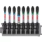 BOSCH PRO Set de vârfuri de șurubelniță 8 piese 55 mm (PH1, PH2 x 2, PH3, PZ1, PZ2 x 2, PZ3) Pick & Click