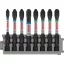 BOSCH PRO Set de vârfuri de șurubelniță 8 piese 55 mm (PH1, PH2 x 2, PH3, PZ1, PZ2 x 2, PZ3) Pick & Click