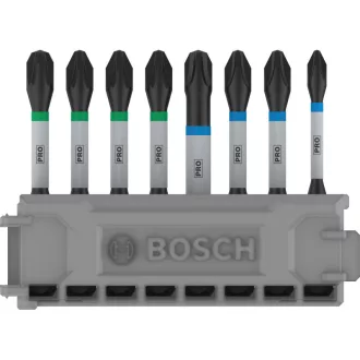   BOSCH PRO Set de vârfuri de șurubelniță 8 piese 55 mm (PH1, PH2 x 2, PH3, PZ1, PZ2 x 2, PZ3) Pick & Click