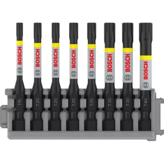   BOSCH PRO Set capete de bit 8 piese 55 mm (T15, T20 x 2, T25 x 2, T30 x 2, T40) Pick & Click