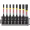 BOSCH PRO Set capete de bit 8 piese 55 mm (T15, T20 x 2, T25 x 2, T30 x 2, T40) Pick & Click