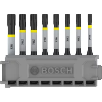   BOSCH PRO Set capete de bit 8 piese 55 mm (T15, T20 x 2, T25 x 2, T30 x 2, T40) Pick & Click