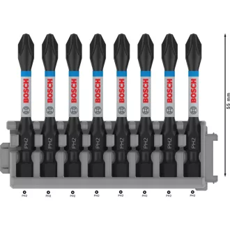 BOSCH PRO Varf de bit PH2 x 8buc / 55 mm Pick & Click