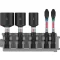 BOSCH PRO Set vârfuri și șurubelnița 5 piese 50 mm (PH2,PZ2 / 8,10,13 mm) Pick & Click