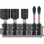 BOSCH PRO Set vârfuri și șurubelnița 5 piese 50 mm (PH2,PZ2 / 8,10,13 mm) Pick & Click