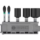 BOSCH PRO Set vârfuri și șurubelnița 5 piese 50 mm (PH2,PZ2 / 8,10,13 mm) Pick & Click