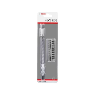   Set vârfuri BOSCH 11 piese cu extensie metalică flexibilă 200 mm