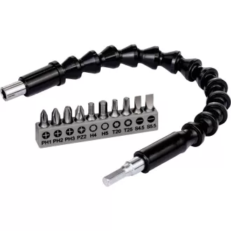   Set vârfuri BOSCH cu 11 părți extensie flexibilă din plastic 300 mm