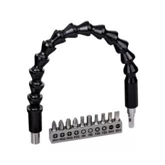   Set vârfuri BOSCH cu 11 părți extensie flexibilă din plastic 300 mm