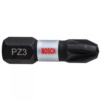   Vârf de vârf BOSCH PZ3 x 25 mm 1/4" Control impact (2 buc)