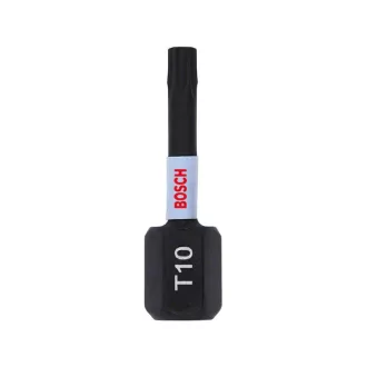   Vârf de vârf BOSCH Torx T10 x 25 mm 1/4" Impact Control (2 buc)
