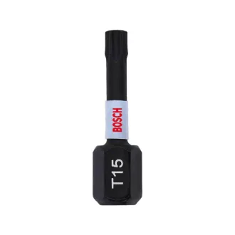   Vârf de vârf BOSCH Torx T15 x 25 mm 1/4" Impact Control (2 buc)