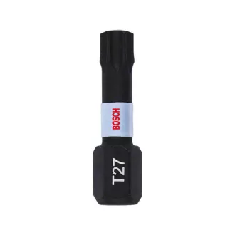   Vârf de vârf BOSCH Torx T27 x 25 mm 1/4" Impact Control (2 buc)