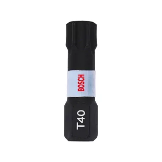   Vârf de vârf BOSCH Torx T40 x 25 mm 1/4" Impact Control (2 buc)