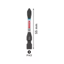 BOSCH PRO Vârfuri de șurubelniță cu impact PH2 x 55 mm în cutie Tic Tac 1/4" Hex (15 bucăți)