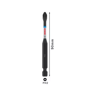 BOSCH PRO Vârf de bit cu impact PH2 x 90 mm 1/4" Hex