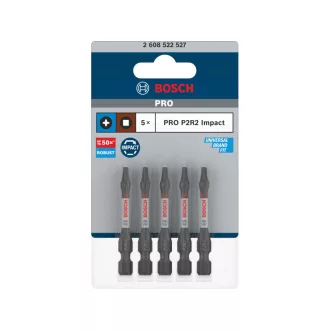   BOSCH PRO Capăt bit de impact P2R2 x 55 mm 1/4" Hex (5 buc)