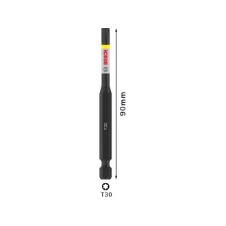   BOSCH PRO Capăt de șurubelniță cu impact T30 x 90 mm 1/4" Hex