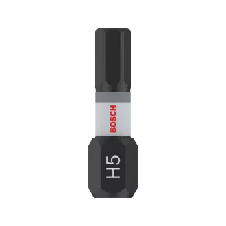 BOSCH PRO Vârf de bit H5 x 25 mm 1/4" Hex (2 buc)