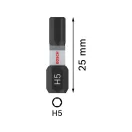 BOSCH PRO Vârf de bit H5 x 25 mm 1/4" Hex (2 buc)