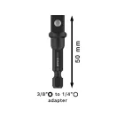 BOSCH PRO Adaptor cheie tubulară 50mm 1/4" Hex -> 3/8" pătrat