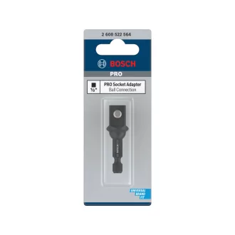   BOSCH PRO Adaptor cu clichet 50mm 1/4" Hex -> 1/2" pătrat