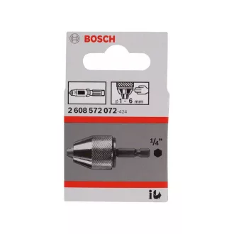   BOSCH Mandrină rapidă 1 - 6 mm cu prindere de bit 1/4"
