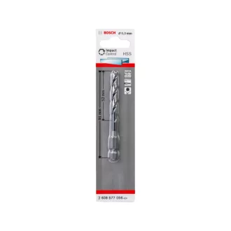 BOSCH Burghiu elicoidal 5,0 x 91/52 mm cu prindere HSS