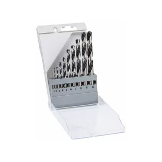   BOSCH Set de burghie cu șuruburi 10 părți 1,0 - 10,0 mm HSS PointTeQ