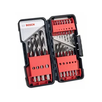   BOSCH Burghiu cu șurub ToughBox set 18 bucăți 1,0-10,0 mm HSS PointTeQ