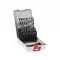 BOSCH Burghie cu șurub ProBox set 19 bucăți 1,0-10,0 mm HSS PointTeQ