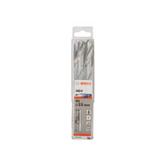   BOSCH Burghiu helicoidal redus 15,0 x 169/114 mm 135° HSS-G DIN 338 (4 buc)