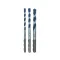 BOSCH Set de burghie pentru piatră 3 piese cu două tăişuri CYL-5