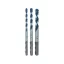 BOSCH Set de burghie pentru piatră 3 piese cu două tăişuri CYL-5