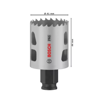   Gaură circulară BOSCH PRO 41 mm (8% cobalt) PC PLUS Multi Material