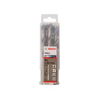   BOSCH Burghie elicoidala 11,0 x 142/94 mm 135° HSS-G DIN 338 (5 bucăți)