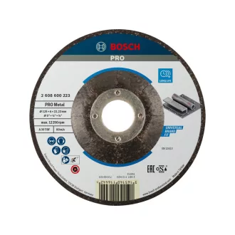   BOSCH PRO Disc de curățire pentru metal de 125 x 6,0 x 22,2 mm A 30 T BF (oSa)