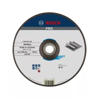   BOSCH PRO Disc de curățare pentru metal 230 x 6,0 x 22,2 mm A 30 T BF (oSa)