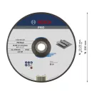 BOSCH PRO Disc de curățare pentru metal 230 x 6,0 x 22,2 mm A 30 T BF (oSa)