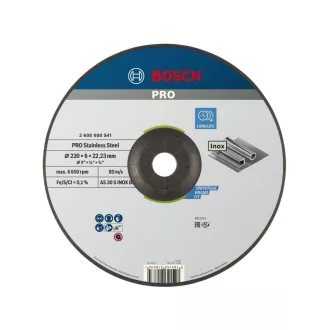   BOSCH PRO Disc de curățare pentru oțel inoxidabil 230 x 6,0 x 22,2 mm AS 30 S INOX BF (oSa)