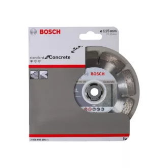   BOSCH Disc de tăiere diamantat 115 x 1,6 x 10 x 22,2 mm segmentat Standard for Concrete