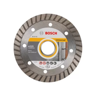   BOSCH Disc diamantat de tăiere 115 x 2,0 x 10 x 22,2 mm turbo Standard pentru Universal